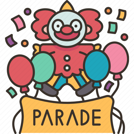 Parade, clown, carnival, festival, event icon - Download on Iconfinder