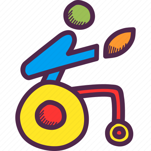 Disabled, games, olympics, paralympic, paralympics, rugby, wheelchair icon - Download on Iconfinder