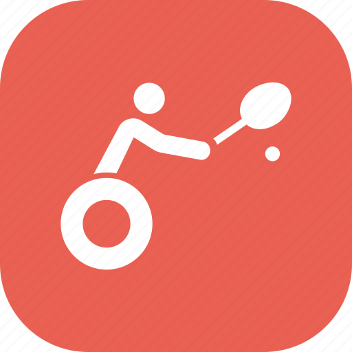 Disabled, games, olympics, paralympic, paralympics, tennis, wheelchair icon - Download on Iconfinder