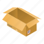 box, cardboard, carton, cartoon, isometric, package, parcel 