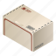 cartoon, delivery, isometric, mail, package, parcel, post 