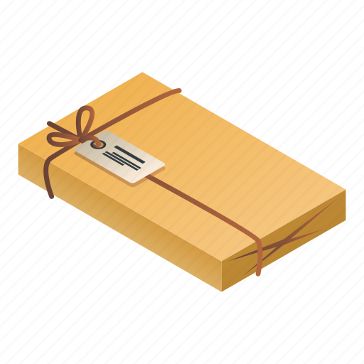 Box, cartoon, delivery, isometric, package, packet, paper icon - Download on Iconfinder