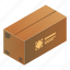 box, cardboard, cartoon, closed, isometric, pack, parcel 