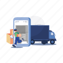 delivery man, fast delivery, fast, carry, courier, parcel, tracking, box, package