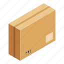 asp117, box, isometric, object, package, parcel, sealed
