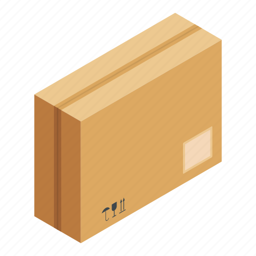Asp117, box, isometric, object, package, parcel, sealed icon - Download on Iconfinder