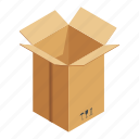 asp117, box, isometric, object, package, parcel, transportation