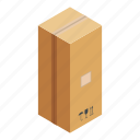 asp117, box, isometric, object, package, parcel, post