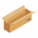 asp117, box, deliver, isometric, object, package, parcel
