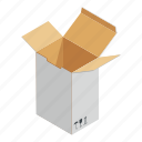 asp117, box, isometric, long, object, package, parcel
