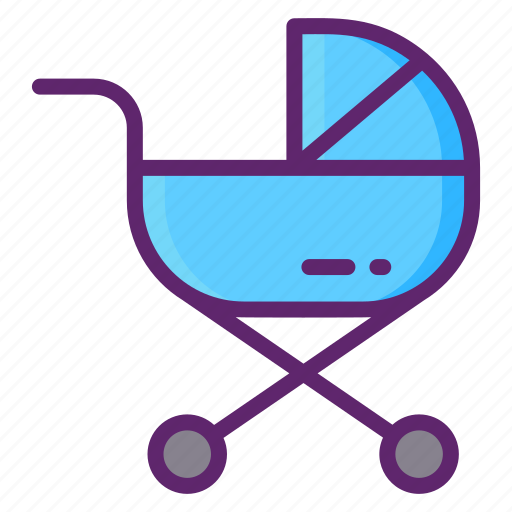 Pram, baby, stroller, child icon - Download on Iconfinder