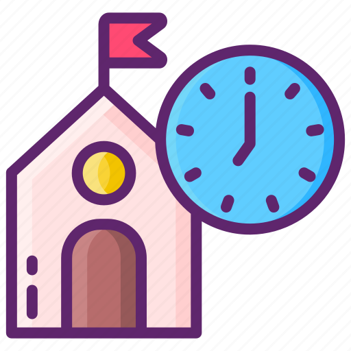 School, time, education icon - Download on Iconfinder