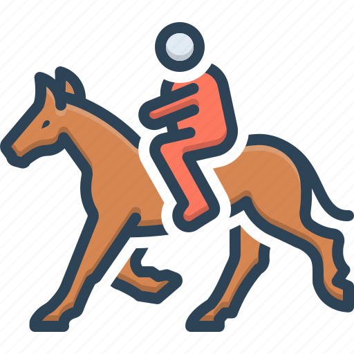 Competition, gallop, horse, horseman, mustang, playground, ride icon - Download on Iconfinder