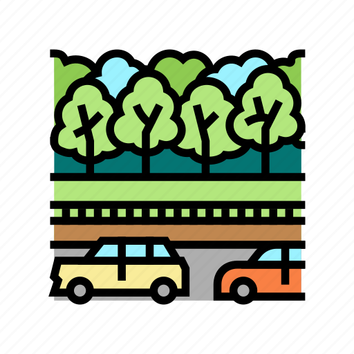 Road, park, meadow, nature, playground, green icon - Download on Iconfinder