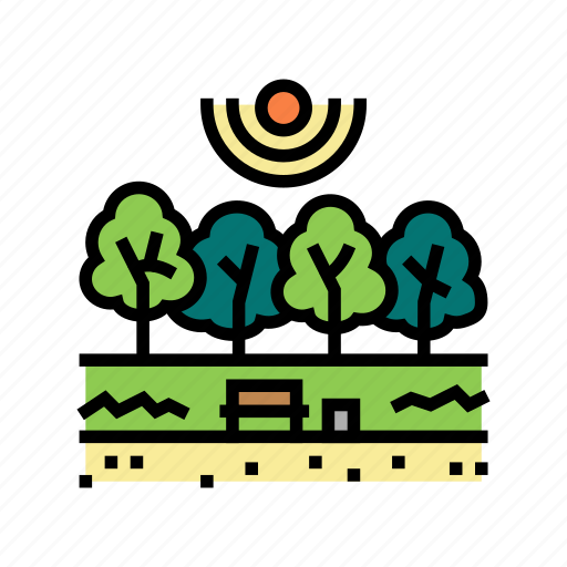 Summer, park, meadow, nature, playground, green icon - Download on Iconfinder