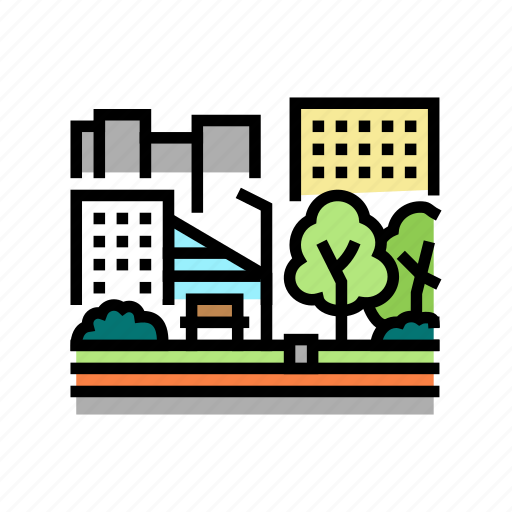 Urban, park, meadow, nature, playground, green icon - Download on Iconfinder