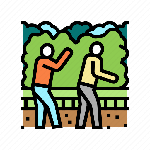 Walk, people, park, meadow, nature, playground icon - Download on Iconfinder