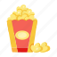 popcorn, cinema snack, refreshment, popcorn bucket, cinema food 