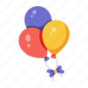 helium balloons, balloons, party balloons, decorative balloons, flying balloons
