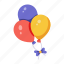 helium balloons, balloons, party balloons, decorative balloons, flying balloons 