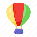 parachute, hot balloon, ride, air balloon, aerostat
