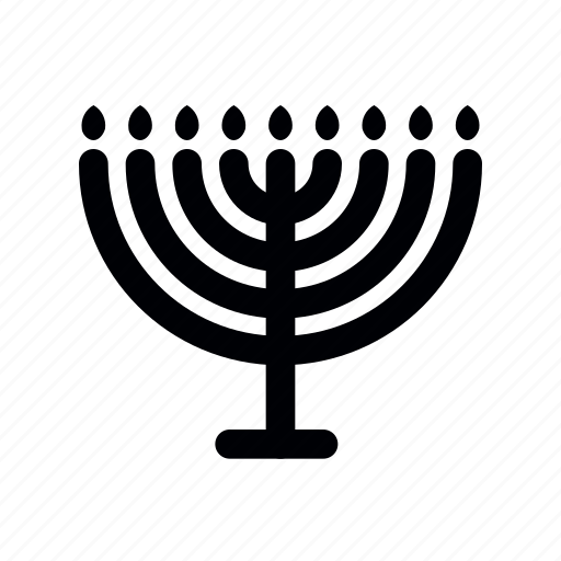Celebration, hanukkah, hanukkah menorah, holiday, menorah icon - Download on Iconfinder