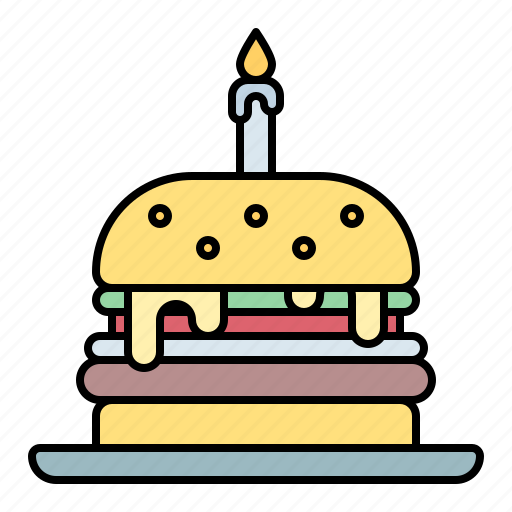 Party, birthday, burger, hamburger icon - Download on Iconfinder