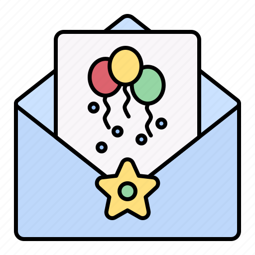 Birthday, party, invitation icon - Download on Iconfinder