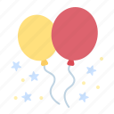 ballon, party, birthday