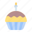 cupcake, party, birthday 