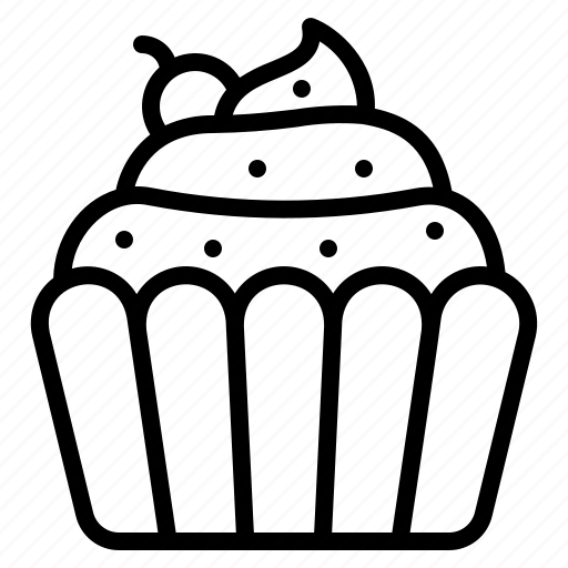 Cupcake, dessert, bakery, birthday, party, sweet, food icon - Download on Iconfinder