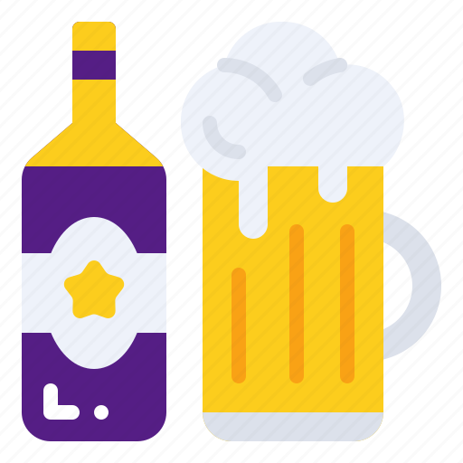 Beer, bottle, alcohol, bar, drink, birthday, party icon - Download on Iconfinder