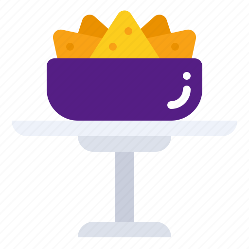 Snack, chip, plate, party, food, appetizer, fast icon - Download on Iconfinder