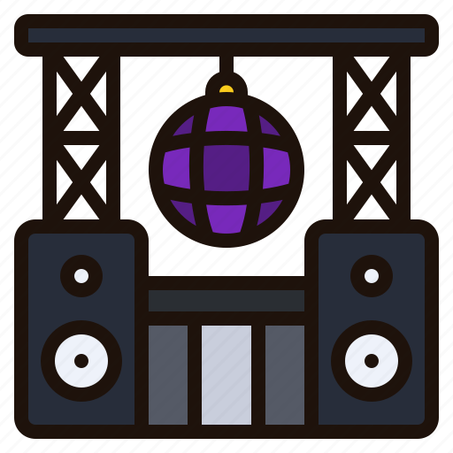 Stage, concert, entertainment, disco, night, party, show icon - Download on Iconfinder