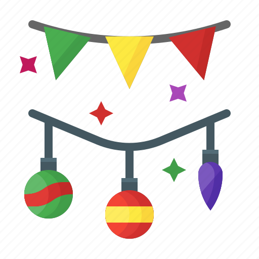 Garlands, garland, party decoration, ornaments icon - Download on Iconfinder