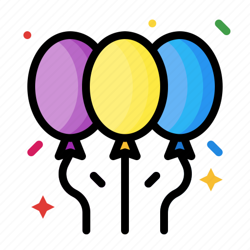 Ballons, party, birthday, celebration icon - Download on Iconfinder