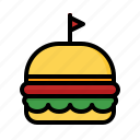 burger, hamburger, junk food, fast food