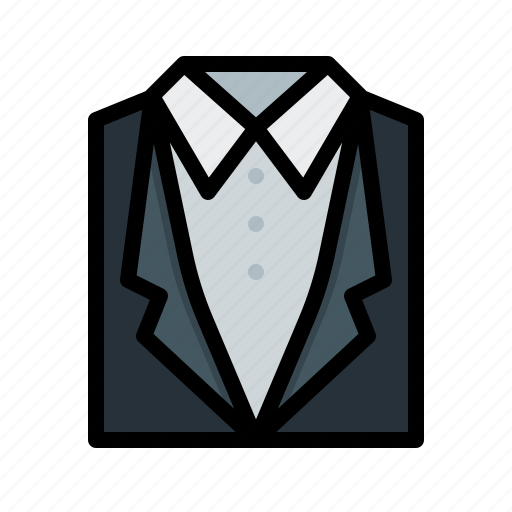 Tuxedo, dinner suit, formal, fashion icon - Download on Iconfinder