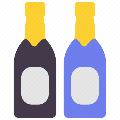 Champagne, drink, bottle, anniversary, party icon - Download on Iconfinder