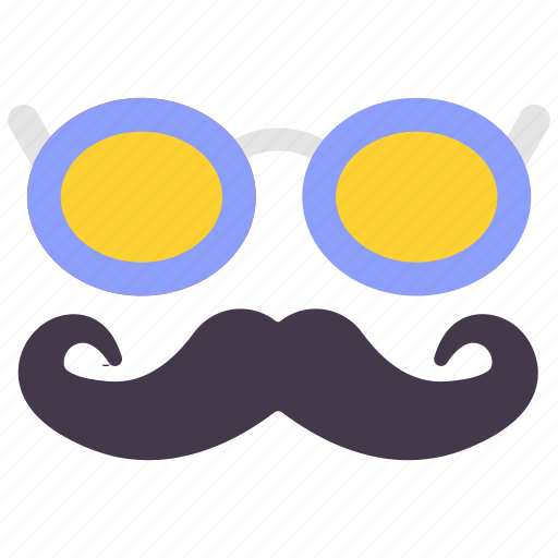 Mask, face, hipster, beard, party icon - Download on Iconfinder