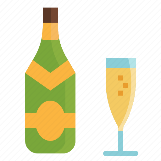 Alcohol, bottle, celebration, champagne, cup, drinks, party icon - Download on Iconfinder
