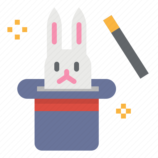 Entertainment, hat, magic, magician, rabbit, trick icon - Download on Iconfinder