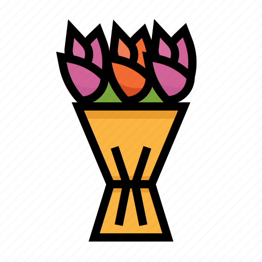 Blossom, botanical, bouquet, flowers, nature, tulip icon - Download on Iconfinder
