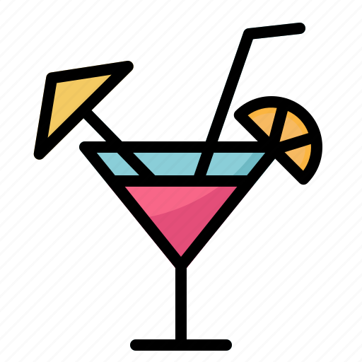 Alcohol, alcoholic, cocktail, drink, drinking, party, restaurant icon - Download on Iconfinder