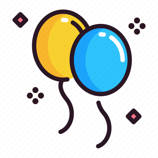 Ballons, celebration, event, happy, party icon - Download on Iconfinder