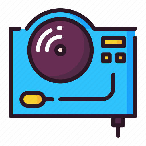 Celebration, event, happy, party, turntable icon - Download on Iconfinder