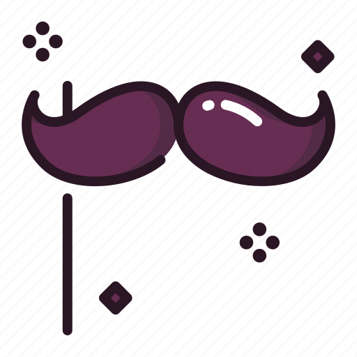 Celebration, event, happy, moustache, party icon - Download on Iconfinder