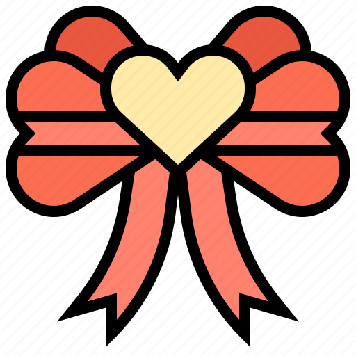 Bow, decoration, gift, present, ribbon icon - Download on Iconfinder
