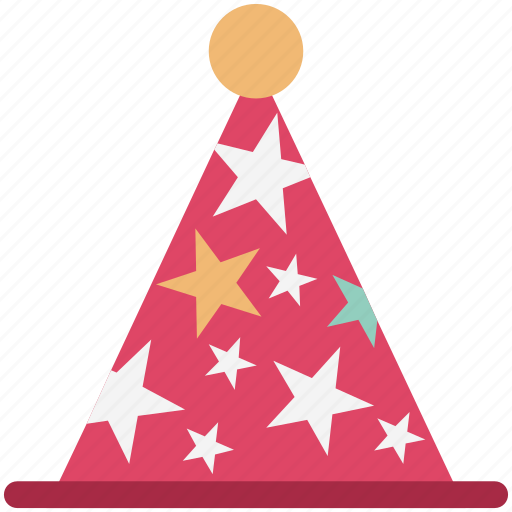 Birthday, cap, cone hat, decoration, hat, new year, party hat icon - Download on Iconfinder