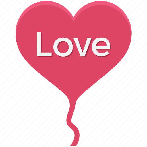 Heart, heart balloon, like, love, romance, romantic, valentine icon - Download on Iconfinder